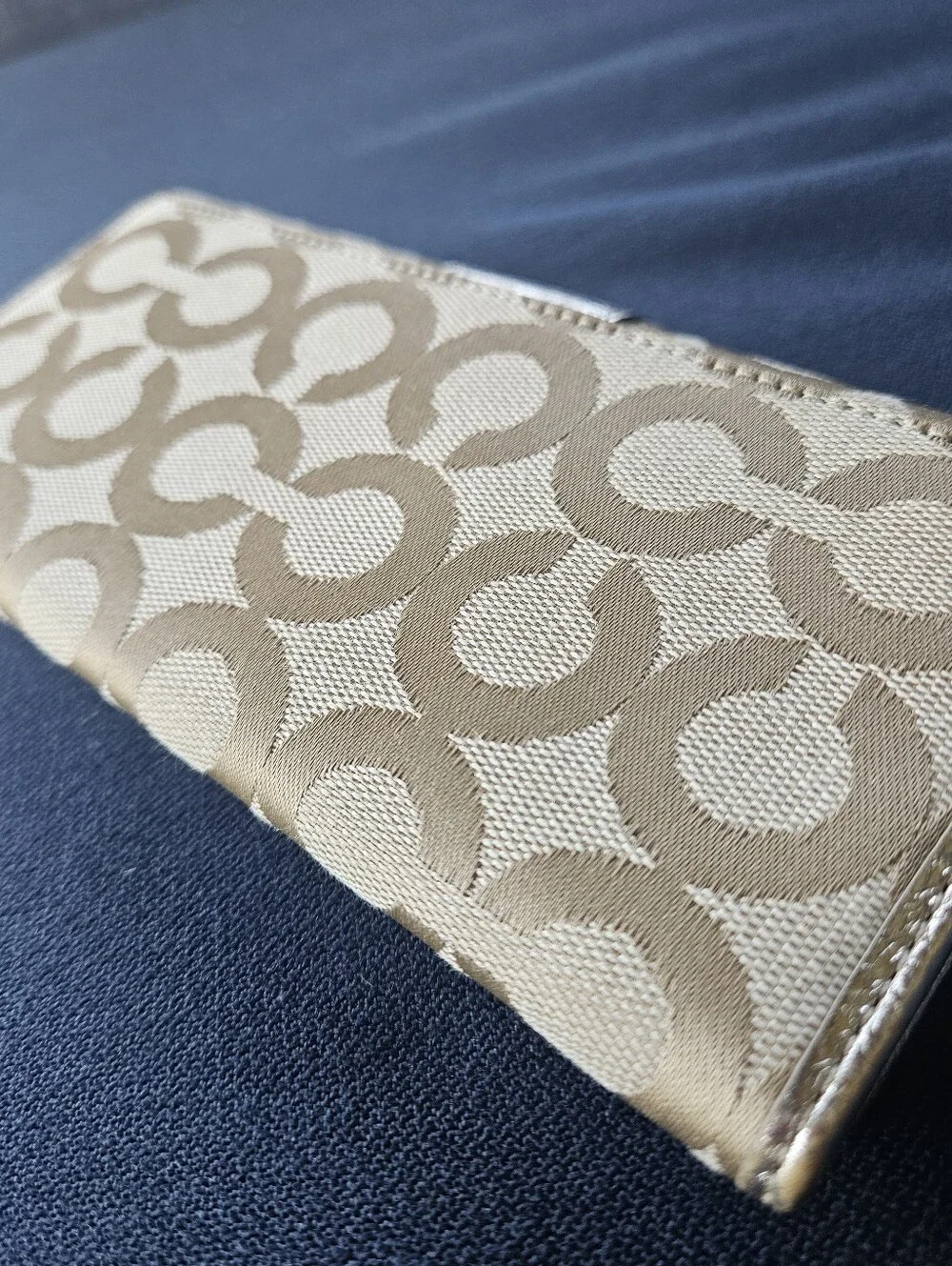 COACH Julia Op Art Flap Wallet (Style No. 44081):